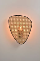 Applique murale cannage naturel SCREEN 1 Lumière