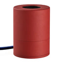 Socle filaire POP rouge pour Ampoule Message in the Bulb