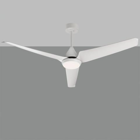 Ventilateur de plafond LED blanc int/ext ACB