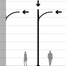 Tête de lampadaire 12LED ARISA ROAD 24W 3000°K