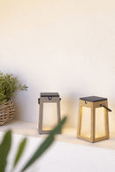 Lanterne solaire TECKA Teck vieilli