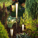 Torche solaire et rechargeable TECKA 52cm Teck vieilli