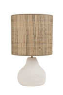 Lampe à poser blanche PORTINATX M H58cm E27