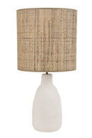 Lampe à poser blanche PORTINATX L H77cm E27