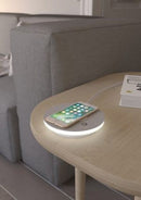 Lampe de table à led à intensité variable avec station de recharge qi