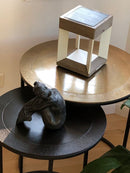 Lanterne solaire de table blanche TECKALU 21cm