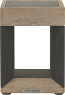 Lanterne solaire de table noire TECKALU 21cm