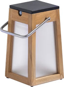 Lanterne solaire TECKA Teck naturel