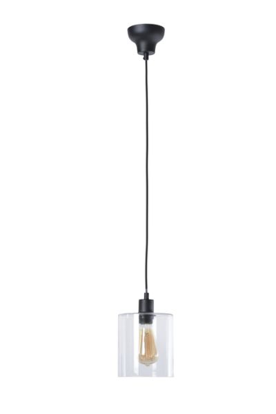 La suspension 1 Lumière ILO-ILO NOIR Hauteur 24cm - Market Set
