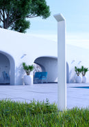 Borne LED blanc - 110 cm - jardin - professionnel