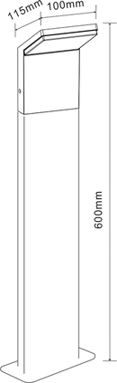 Dimensions borne LED