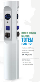 Borne électrique 2 prise 16A NF ou 32A jusqu'à 22KW triphasé 4