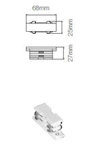 Connecteur linéaire court blanc 