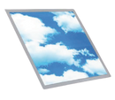 Dalle LED sérigraphiée motif ciel pour faux plafond de 600 x 600 mm