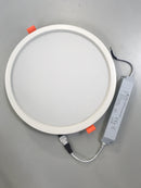 Downlight aluminium 24W Diamètre 224 mm - optique PMMA