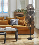 Lampadaire SCREEN 3 Lampes E27 cannage noir