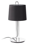 Lampe de bureau noire à LED