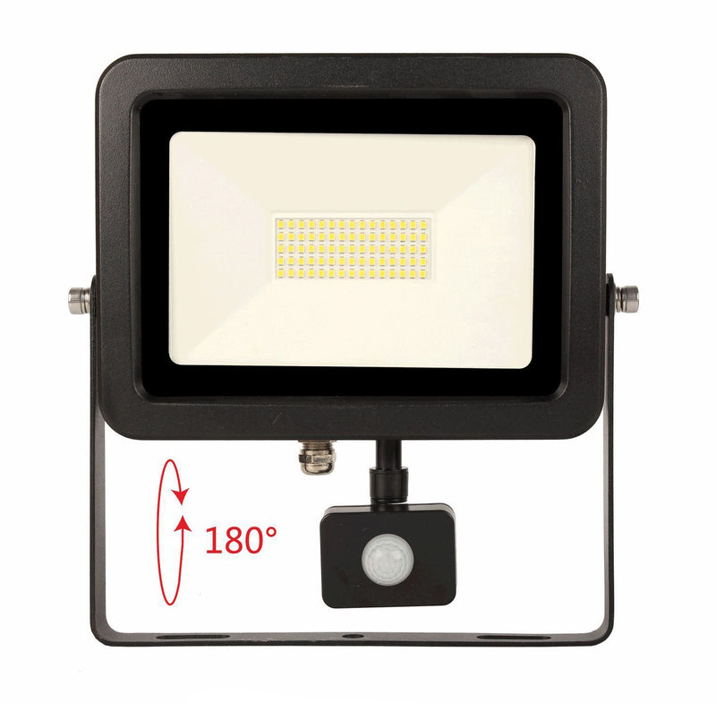 Projecteur LED 20W avec détecteur de présence orientable
