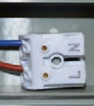 Boitier étanche LED intégrées avec détecteur radiofréquence - Traversant - Miidex Lighting